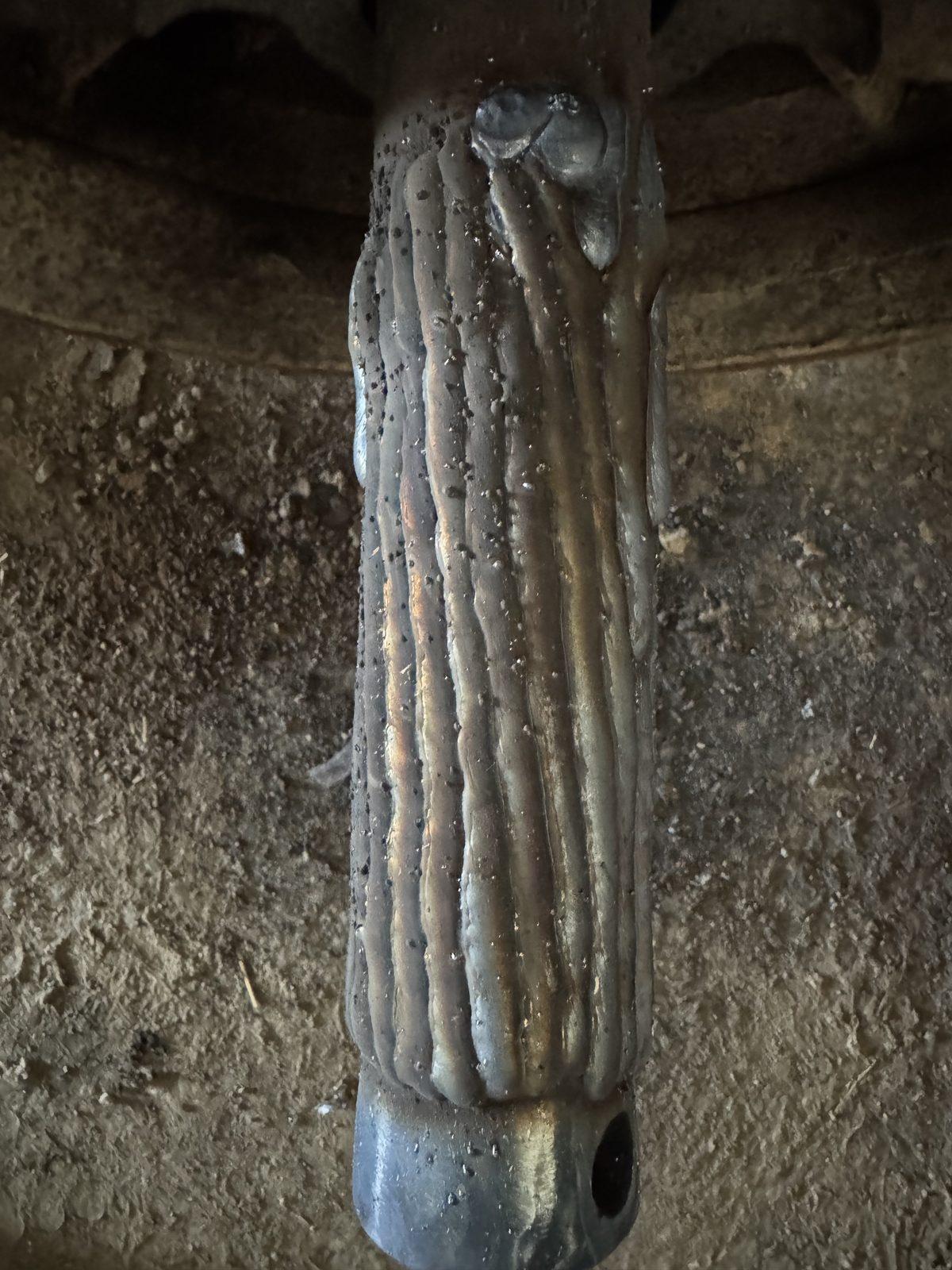 Weld buildup applied to shaft journal